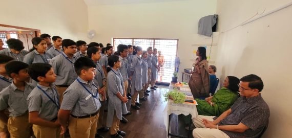 Book fest 2023 was flagged off by Mrs. Sandhya Varma , Sr. Deputy Manager of the S&D division, The Hindu.