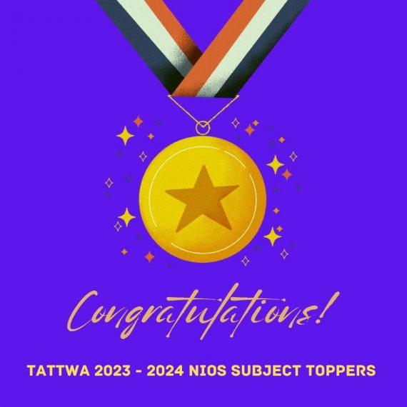 Tattwa management and staff wholeheartedly Congratulates our NIOS subject toppers!