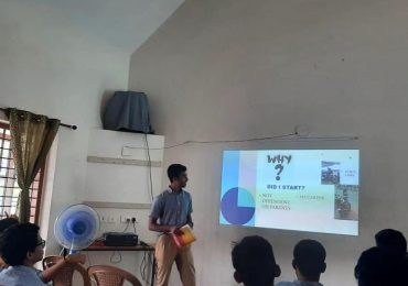 Manuell Boney of grade 12 is our young and aspiring entrepreneur.