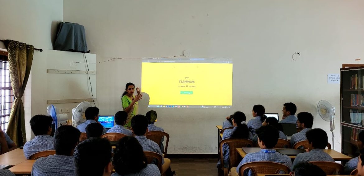 a session on Artificial Intelligence by Ms. Merin. T. Elias