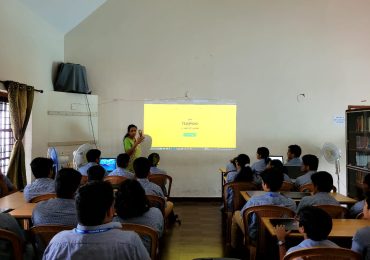 a session on Artificial Intelligence by Ms. Merin. T. Elias