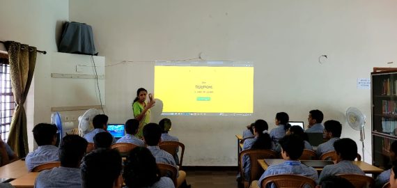 a session on Artificial Intelligence by Ms. Merin. T. Elias