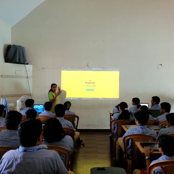 a session on Artificial Intelligence by Ms. Merin. T. Elias