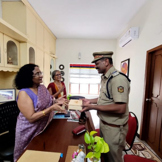 An inspiring awareness session led by Mr. Babu John P, a dedicated policeman
