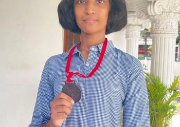 Tania of grade 9 has emerged as the winner in the Inter-School South Zone Taekwondo Championship