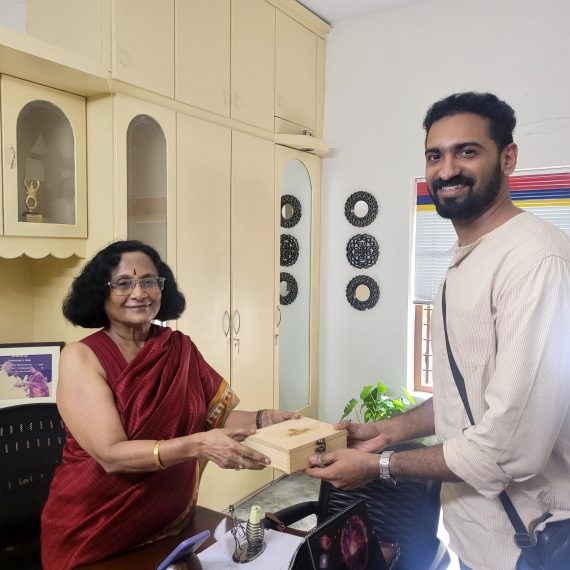 An inspiring session on fashion and textile design by Mr. Sreejith Jeevan