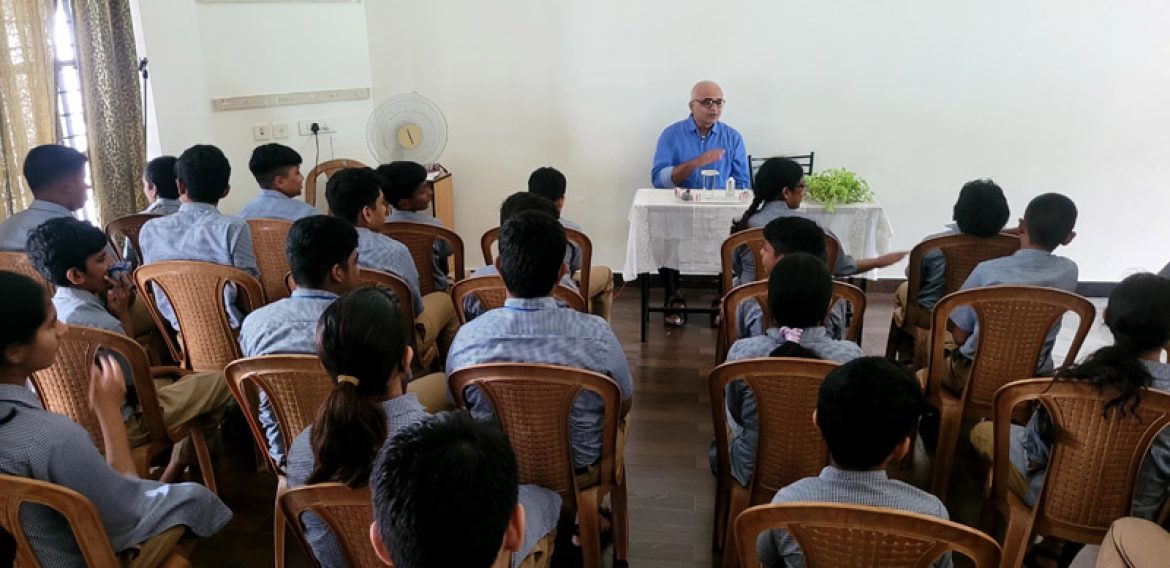 An amazing session by Mr. Sameer, a certified Heartfulness Meditation trainer