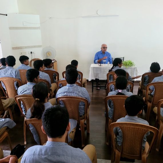 An amazing session by Mr. Sameer, a certified Heartfulness Meditation trainer