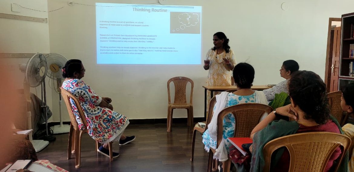 The Tattwa teachers were guided by Ms. Smitha Nair through Design Thinking