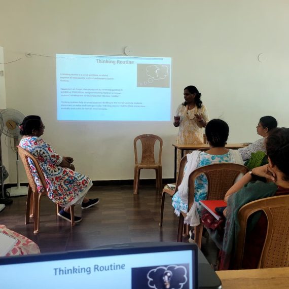 The Tattwa teachers were guided by Ms. Smitha Nair through Design Thinking