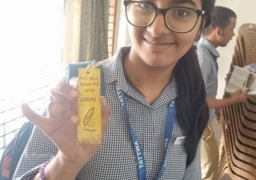 The Book Club students participated in a hands-on activity of making bookmarks.